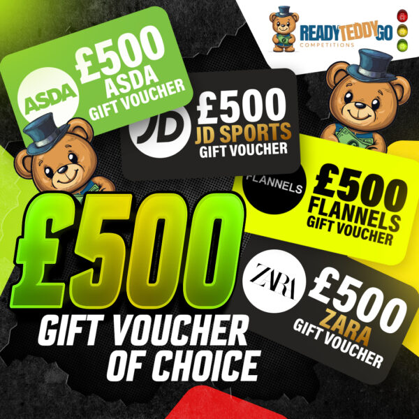 £500 GIFT VOUCHER OF CHOICE