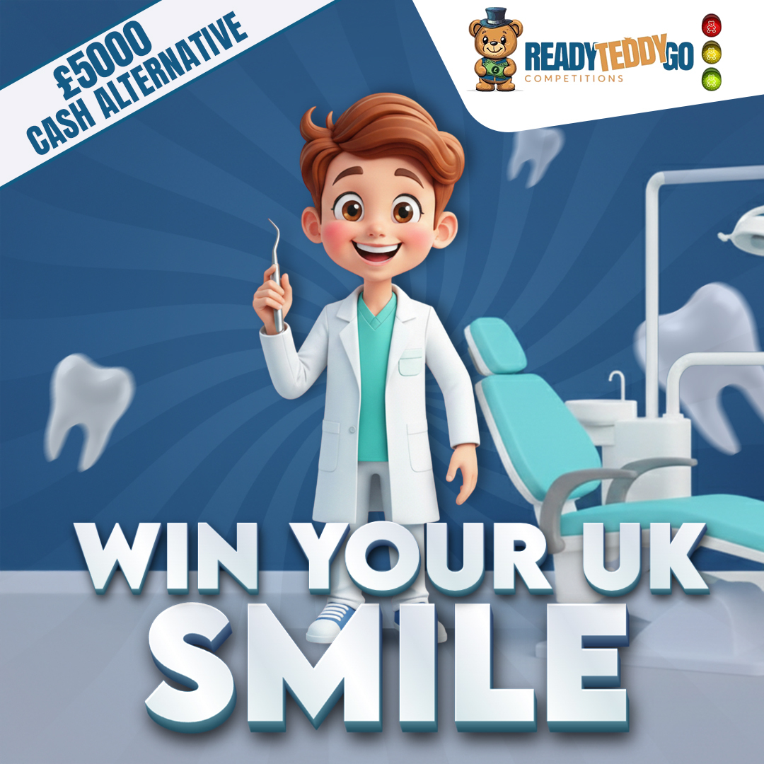 🦷WIN YOUR SMILE IN THE UK OR TAKE £5000 CASH ALT🦷